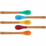 Bamboo/Silicone Infant Spoons