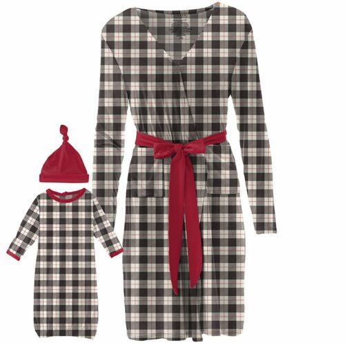 Holiday Maternity Robe