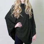 Women's Knit Poncho
