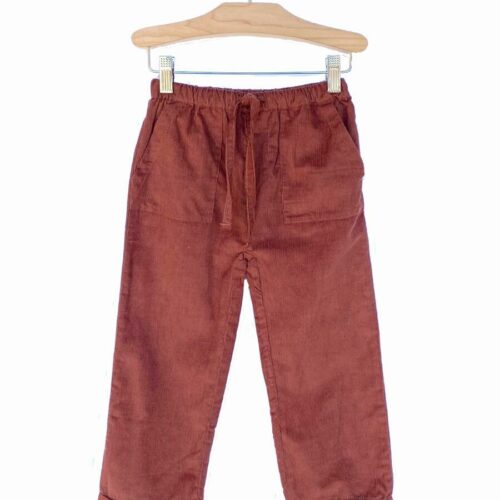 Rust Corduroy Pants