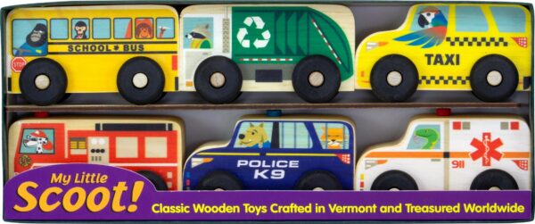 Wooden Scoot Set